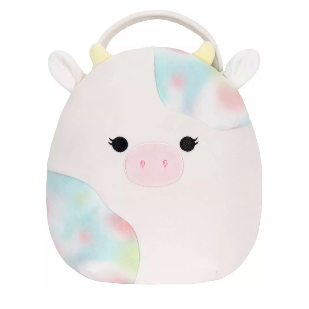RARE NWT Squishmallow CANDESS the
COW EASTER BASKET